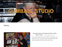 Tablet Screenshot of gumballstudio.com